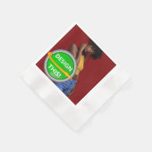 COOL! Whitepaper Cocktail Napkins 50 Pack Weiß Serviette (Ecke)