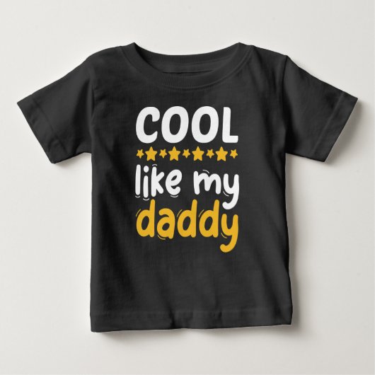 Cool wie mein Vater Baby T-shirt (Vorderseite)