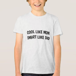 COOL WIE MUTTER   SCHLAU WIE VATER Tri-Blend SHIRT