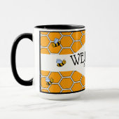 Cool Willkommen in unserem Bienenstock-Cooffee Tasse (Links)