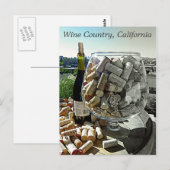 Cool Wine Postcard! Postkarte (Vorne/Hinten)