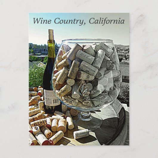 Cool Wine Postcard! Postkarte (Vorderseite)