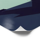 Cool Winston Churchill  Poster (Ecke)