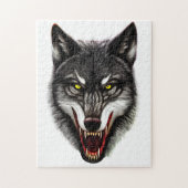 Cool Wolf Portrait Puzzle (Vertikal)