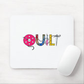 Cool Womens Quilt Quilting Sewing Hobby Crafter Gi Mousepad (Mit Mouse)