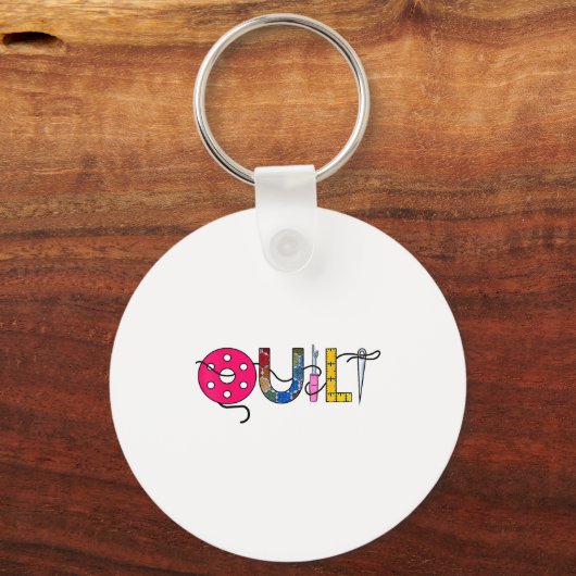 Cool Womens Quilt Quilting Sewing Hobby Crafter Gi Schlüsselanhänger (Vorderseite)