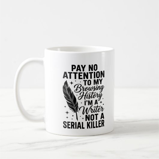 Cool Writer Author Journalist Writing Poetry Kaffeetasse (Links)