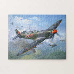 Cool WWII Supermarine Spitfire Aircraft Squad Puzzle