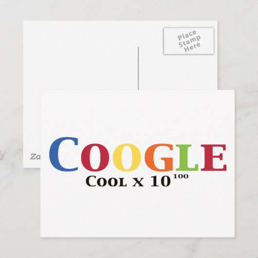 Cool x 10^100 Geschenke Postkarte (Vorne/Hinten)