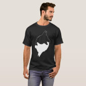 Cool Yin Yang Dog Cute German Shepard With White I T-Shirt (Vorne ganz)