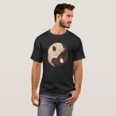 Cool Yin Yang Dog Cute Labrador T-Shirt (Vorne ganz)