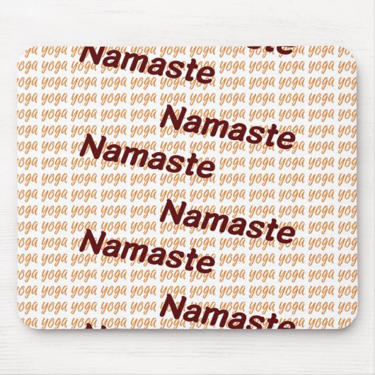 Cool Yoga Namaste Mousepad (Vorne)