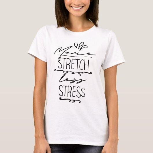 Cool Yoga Training Outfit T-Shirt (Vorderseite)