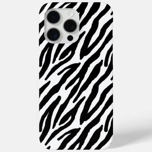 Cool Zebra Muster Case-Mate iPhone Hülle (Rückseite)
