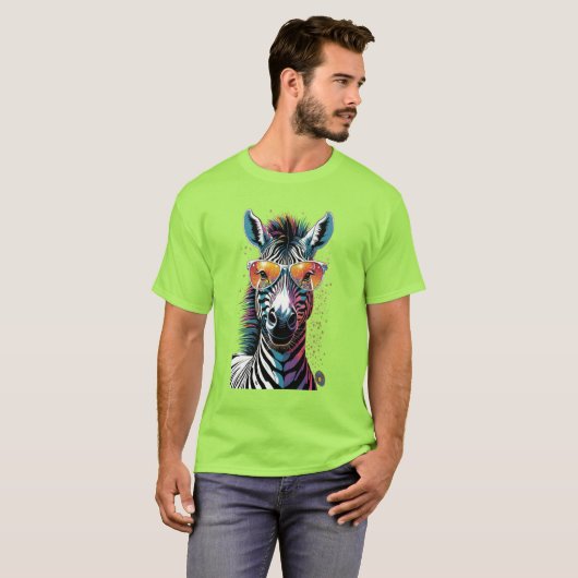 Cool Zebra Vibes T-Shirt (Vorne ganz)