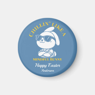 Cool Zen Bunny Personalisiert Ostern Magnet