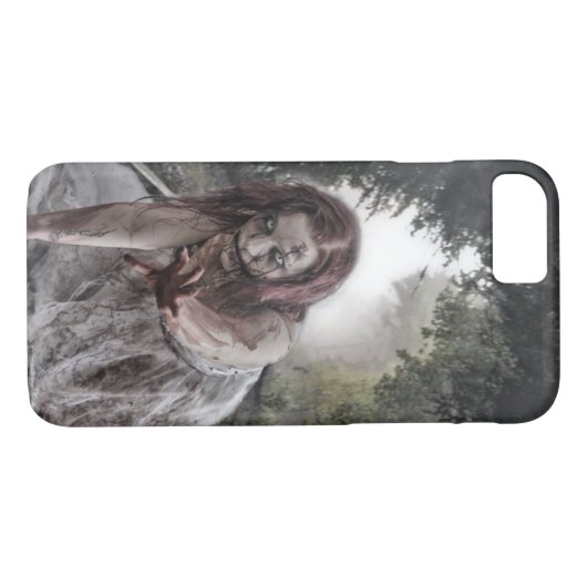 Cool Zombie Girl Case-Mate iPhone Hülle (Rückseite (Horizontal))