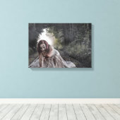 Cool Zombie Girl Leinwanddruck (Insitu (Holzboden))