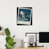 Cool Zombie Girl Poster (Heimbüro)