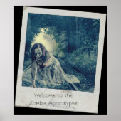 Cool Zombie Girl Poster (Vorne)