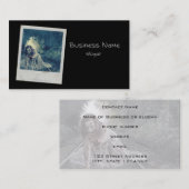 Cool Zombie Girl Visitenkarte (Vorne/Hinten)