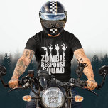 Cool Zombie Response Squad Funny T-Shirt<br><div class="desc">Phantastischer Zombie-Kämpfer-T - Shirt,  der Zombie Response Squad unter beängstigenden Zombie-Waffen liest,  die aus dem schwarzen Text reichen. Coole Zombies-Apokalypse-Mannschaftsausrüstung mit gruseligen Totenhänden.</div>