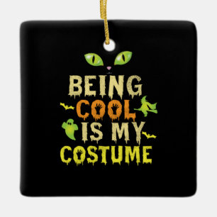 Cool zu sein ist mein Geburtstag Keramikornament