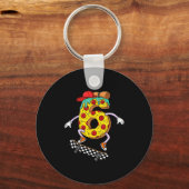 Cool Zza Skateboard Lovers 6th Birthday Boys Girls Schlüsselanhänger (Vorderseite)