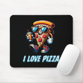 Cool Zza Slice Funny Food Lovers Kids Men And Wome Mousepad (Mit Mouse)