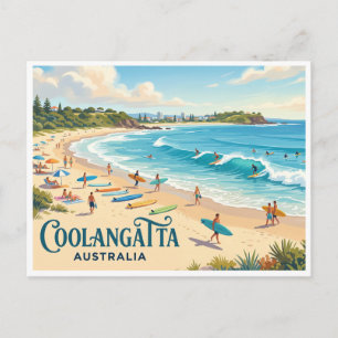 Coolangatta Beach Gold Coast Australien Postkarte