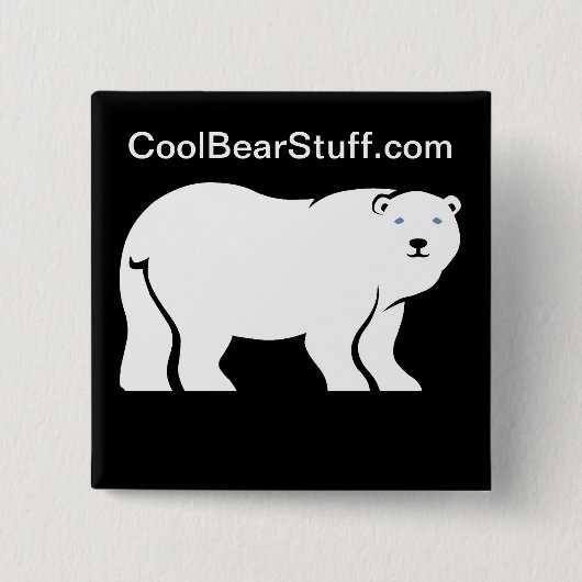 CoolBearStuff.com Button (Vorderseite)