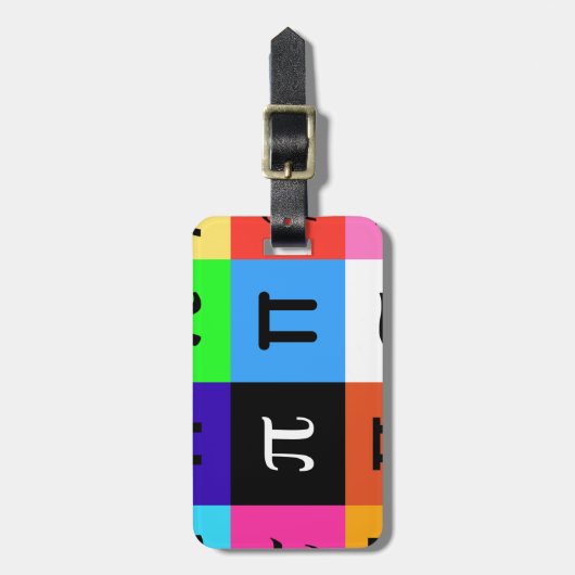 Coolblock-Happy-Pin Gepäckanhänger (Vorderseite vertikal)