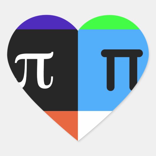 Coolblock-Happy-Pin Herz-Aufkleber (Vorderseite)