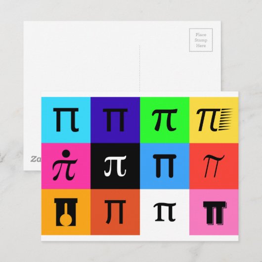 Coolblock-Happy-Pin Postkarte (Vorne/Hinten)