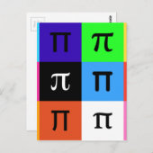 Coolblock-Happy-Pin Postkarte (Vorne/Hinten)