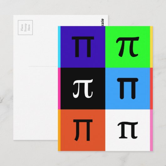 Coolblock-Happy-Pin Postkarte (Vorne/Hinten)