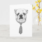 Cooldog Karte (Gelbe Blume)