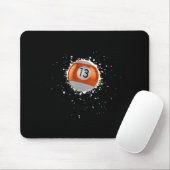 Coole 13-Ball-Dreizehn Pool Billard Malerische Pla Mousepad (Mit Mouse)