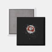 Coole 15-Ball-Fünfzehn Pool Billard Paint Spritzer Magnet (Vorderseite/Rückseite)