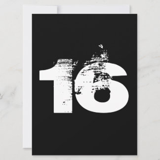 Coole 16. Geburtstagsparty Einladung