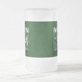 Coole 1954 gealtert zur Perfektionsbier-Tasse Mattglas Bierglas (Mittel)