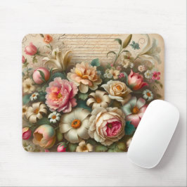 Coole 3-D-Blumengarten, digitale Kunstwerke Mousepad