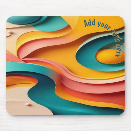 Coole 3D-Farbe des Mauspads (Vorne)