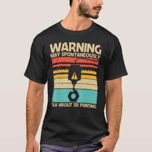Coole 3D-Printwerbung für Damen und Herren 3D-Druc T-Shirt