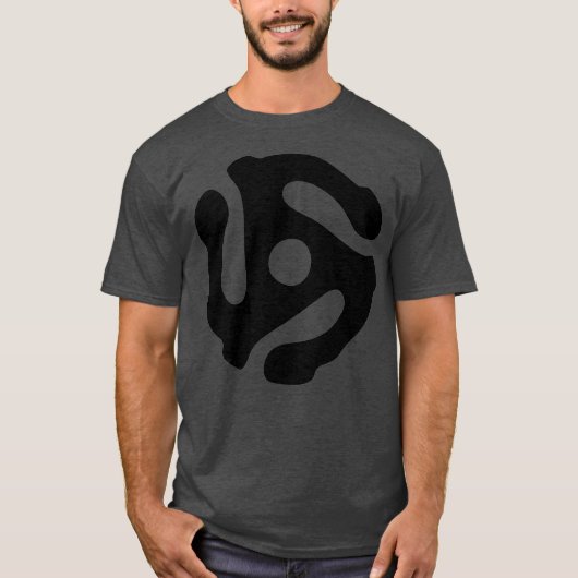 Coole 45-RPM-Adapter-Spider-Record-DJ-Turntable T-Shirt (Vorderseite)