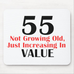 COOLE 55 JAHRE ALTE GEBURTSTAGS-ENTWURFS- MOUSEPAD
