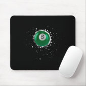 Coole 6-Ball-Billard Billard Spritzer Bill Mousepad (Mit Mouse)