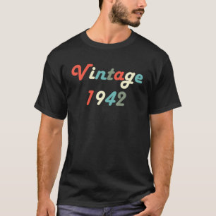 Coole 80. Geburtstags-T Vintage 1942 80. Geburtsta T-Shirt