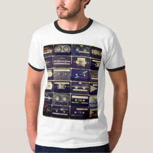 Coole 80er Jahre Vintage-Kassette T-Shirt