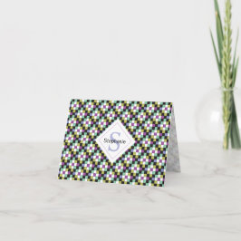 Coole 9-Patch-Quilt-Musterkarte Karte